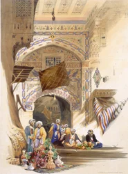 Porta di un bazar, Il Cairo